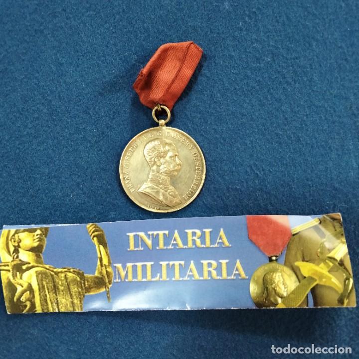 Militaria: Medalla austriaca al valor - Foto 1