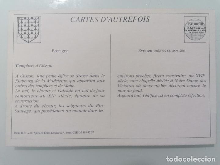 Militaria: POSTAL, CLISSON, CAPILLA DE LA MADELEINE - Foto 2