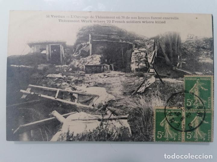 Militaria: POSTAL VERDUN, CIRCULADA 1925 - Foto 1