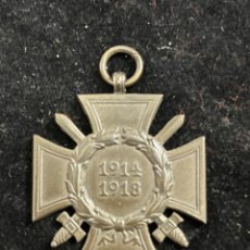 Militaria: CRUZ DE HONOR 1914-1918 PRIMERA GUERRA MUNDIAL. CRUZ DE HINDENBURG.FIRMADA. Lote 348803884