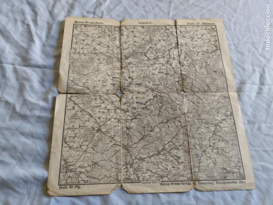 Militaria: MAPA DE BLAMONT - Foto 3