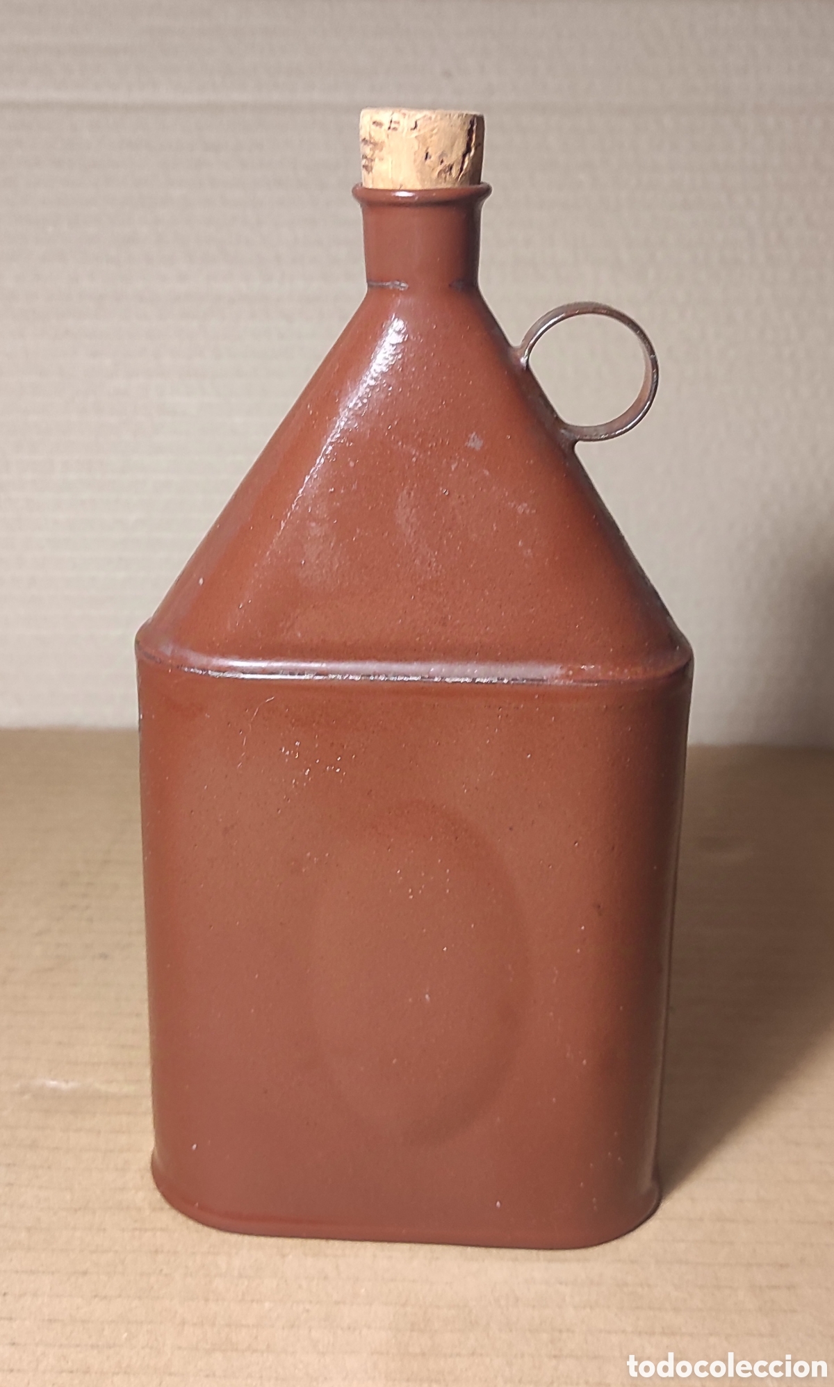 Militaria: BOTELLA CANTIMPLORA ESMALTADA - EJ&Eacute;RCITO FRANC&Eacute;S - IGM 1914-1918 - Foto 1