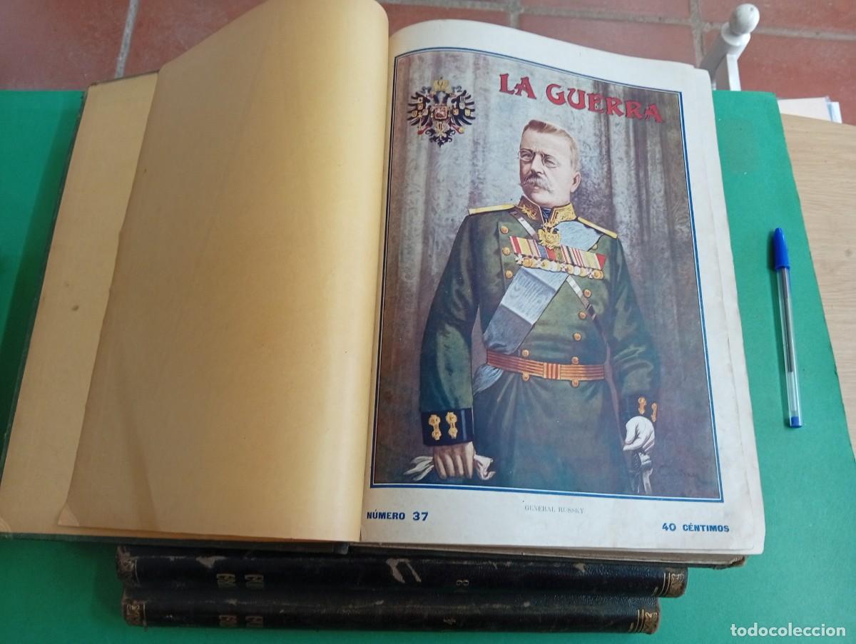 Militaria: Antiguo tomo La Guerra Ilustrada. Augusto Riera. Tomo Segundo. Barcelona. I Guerra Mundial.