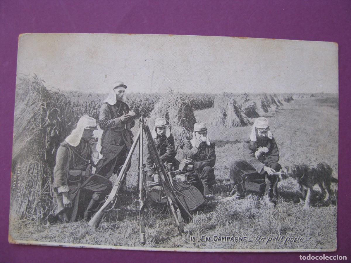 Militaria: POSTAL DE UN PUESTO DE OBSERVACION. EN CAMPAGNE. UN PETIT POSTE.