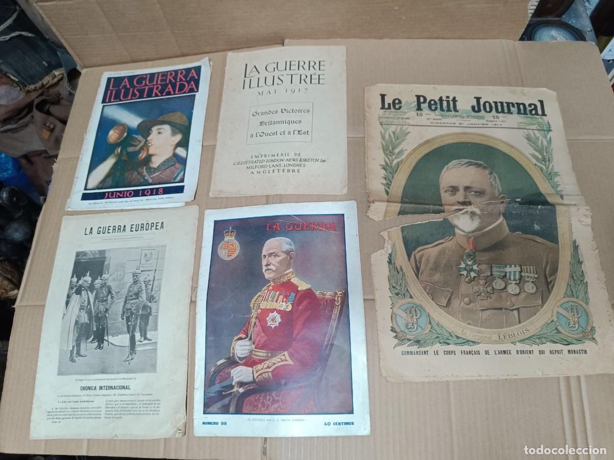 Militaria: LOTE 5 ANTIGUAS REVISTAS PRIMERA GUERRA MUNDIAL, EUROPEA, ILUSTRADA, ILLUSTREE, PETIT JOURNAL -P20