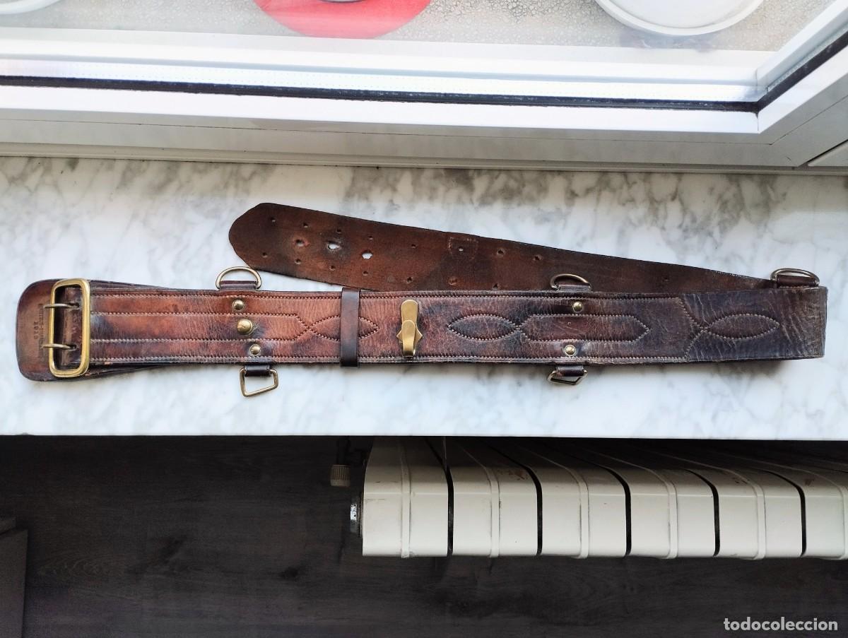 Militaria: Cintur&oacute;n brit&aacute;nico Sam Browne. 1.916