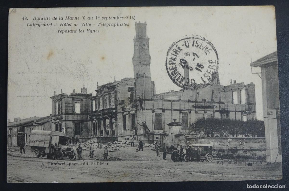 Militaria: ANTIGUA POSTAL CPA, MILITAR, BATALLA DE LA MARNE, FRANCIA, VER FOTOS