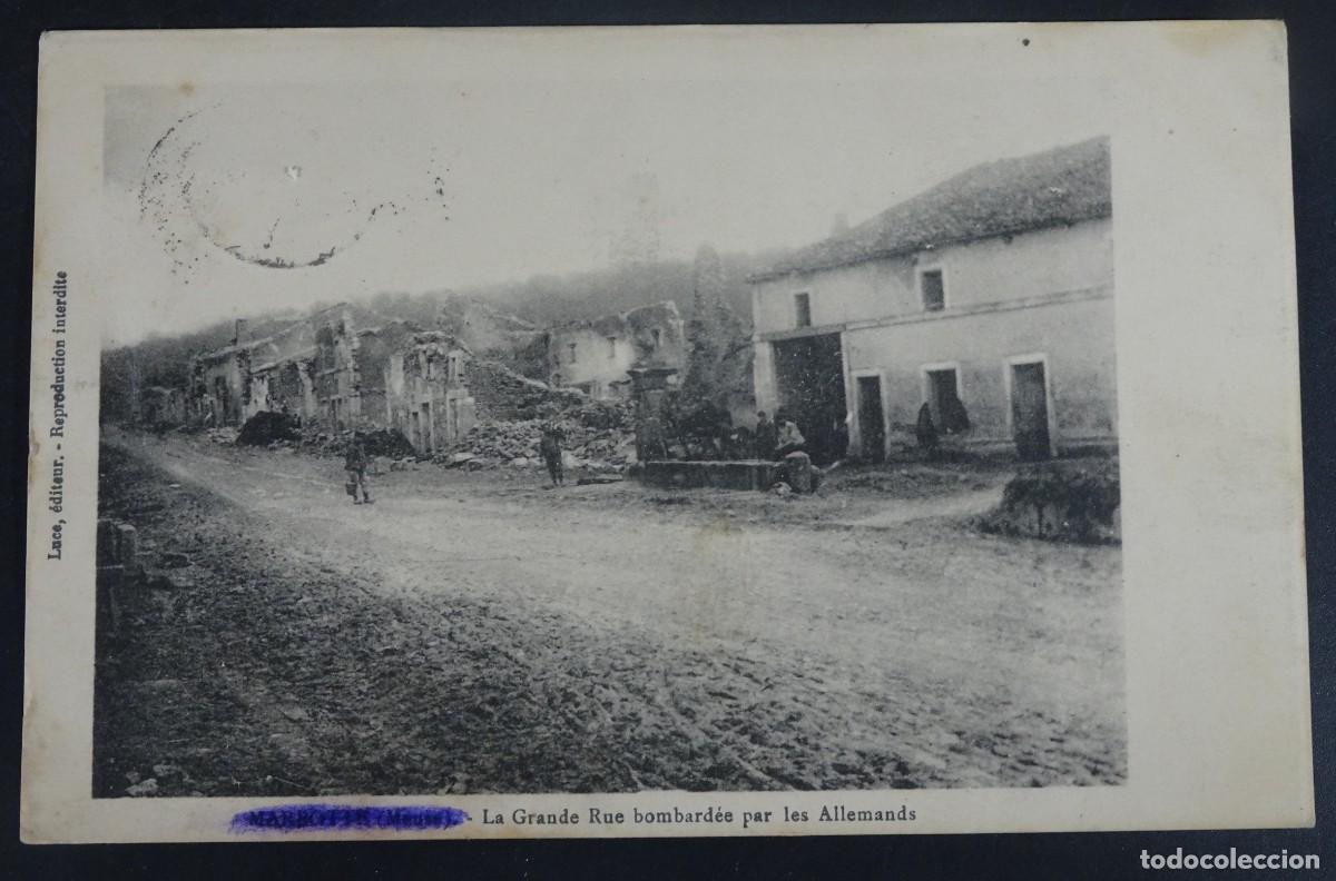 Militaria: ANTIGUA POSTAL CPA, MILITAR, MARBOTTE, BOMBARDEOS, FRANCIA, VER FOTOS