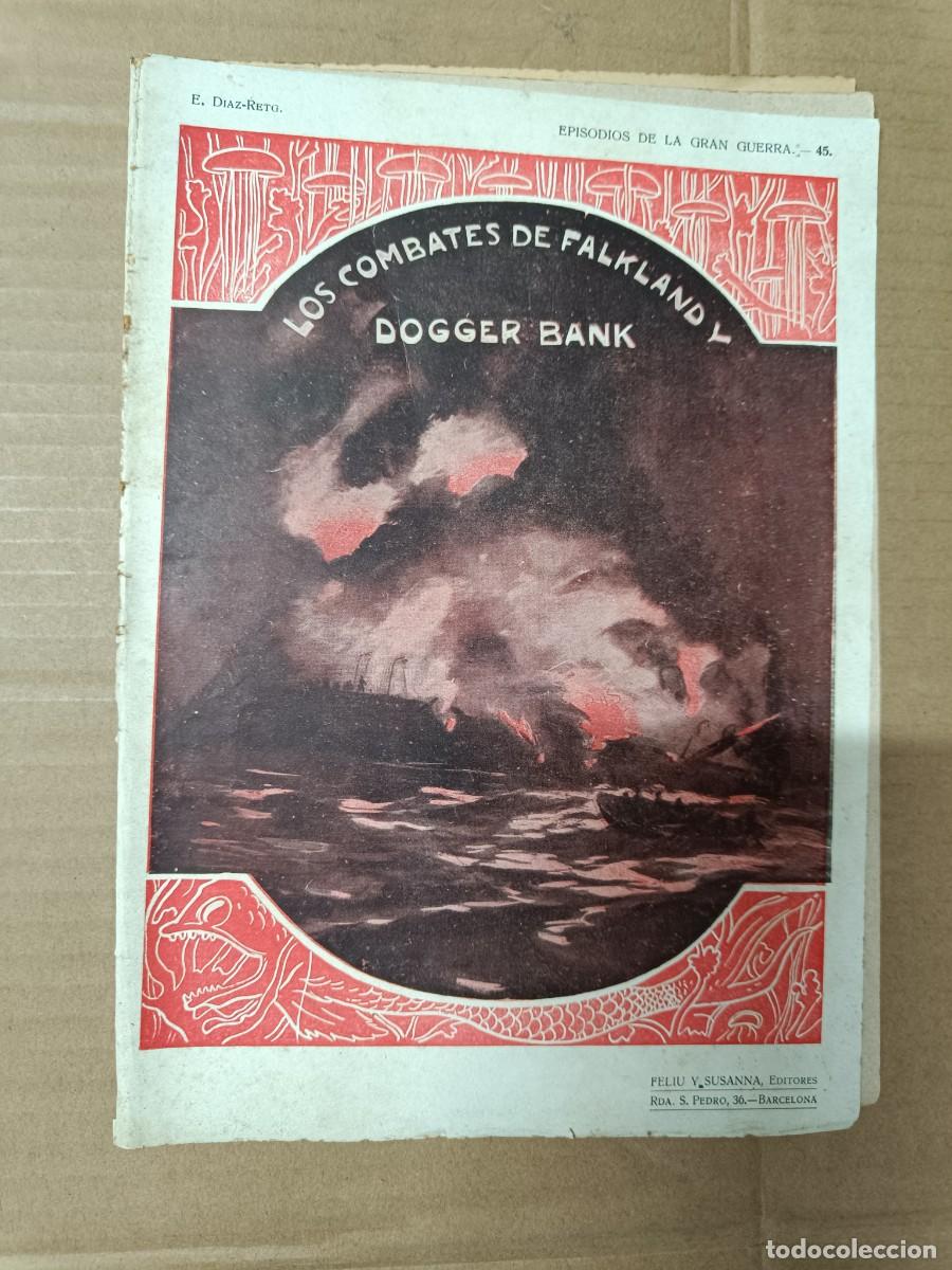 Militaria: ANTIGUA REVISTA EPISODIOS DE LA GRAN GUERRA, COMBATES FALKLAND, MILITAR, PRIMERA GUERRA MUNDIAL -P22
