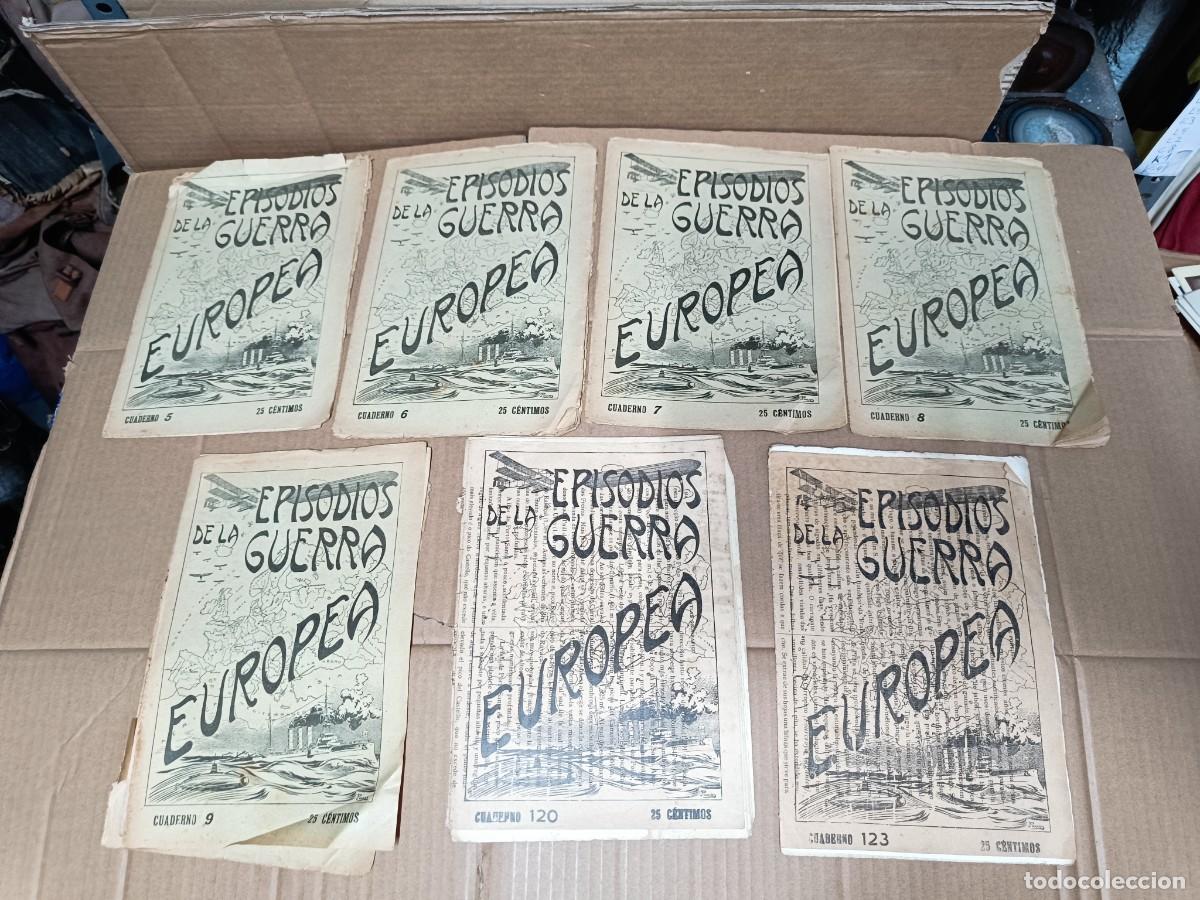 Militaria: LOTE 7 REVISTAS EPISODIOS DE LA GUERRA EUROPEA, PRIMERA GUERRA MUNDIAL -P20