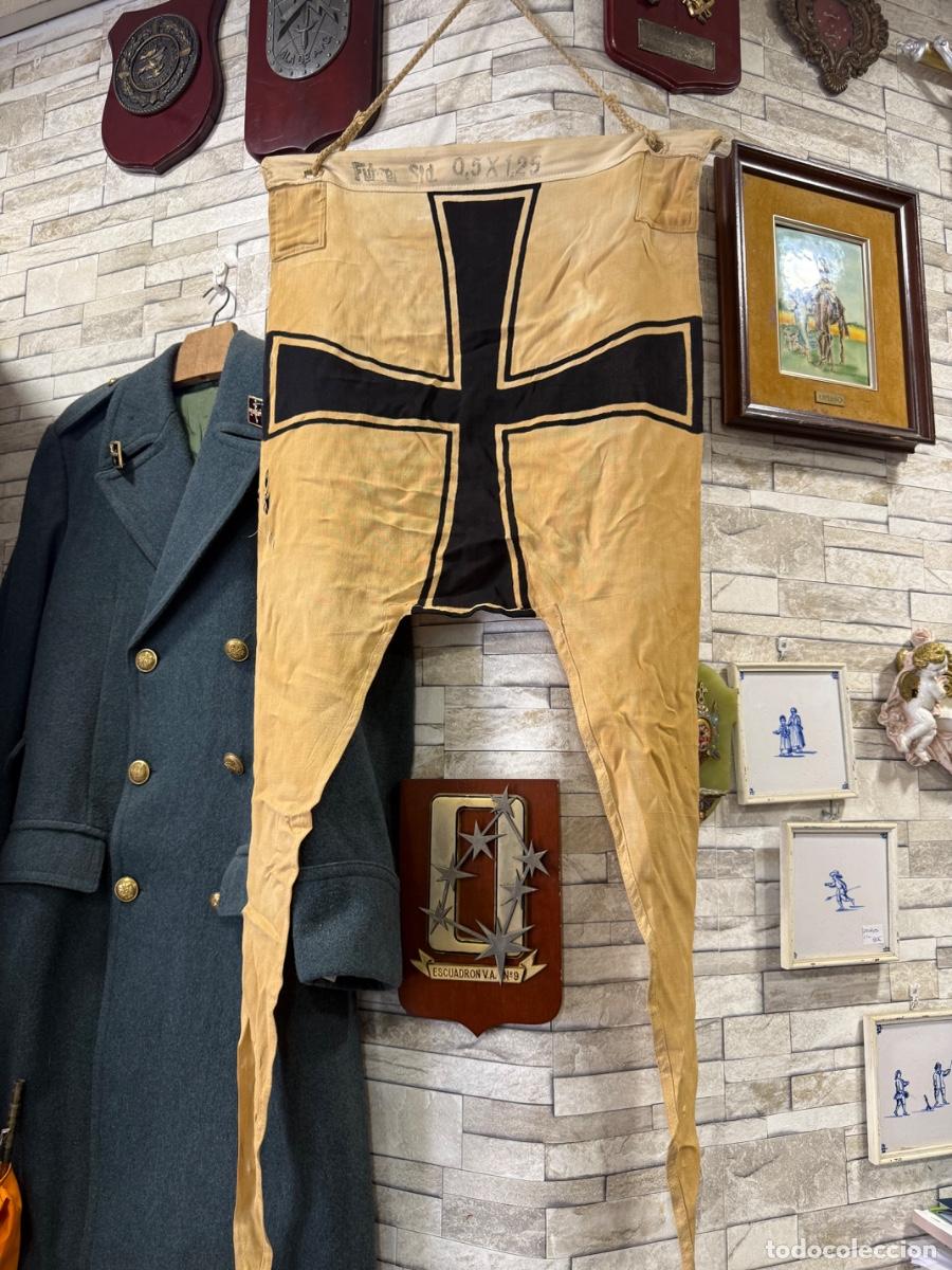 Militaria: Antigua banderola I guerra mundial, submarino alem&aacute;n fuhrer standard