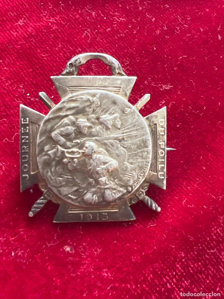 Militaria: Medals Francesa de WWI .Plata