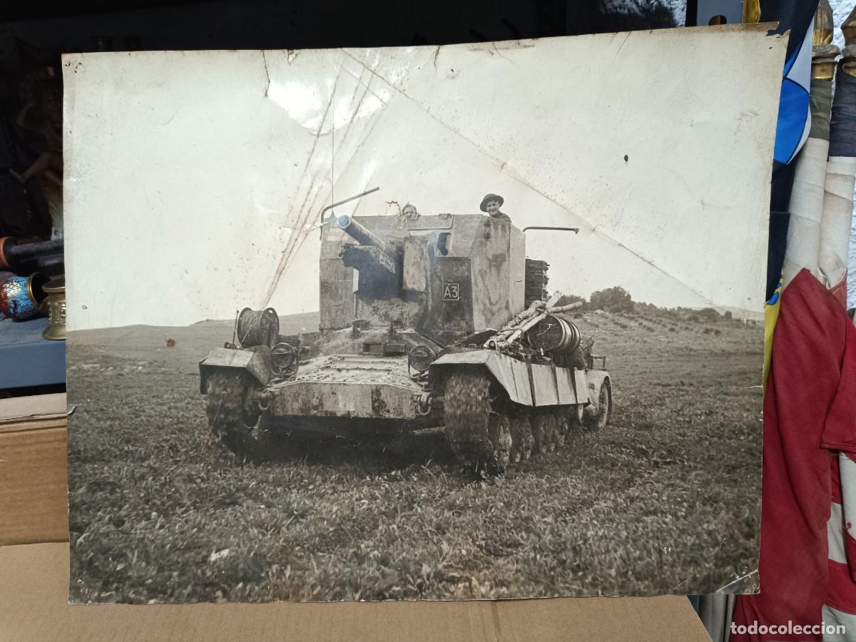 Militaria: ANTIGUA GRAN FOTO DE TANQUE, MILITAR, PRIMERA GUERRA MUNDIAL -M3