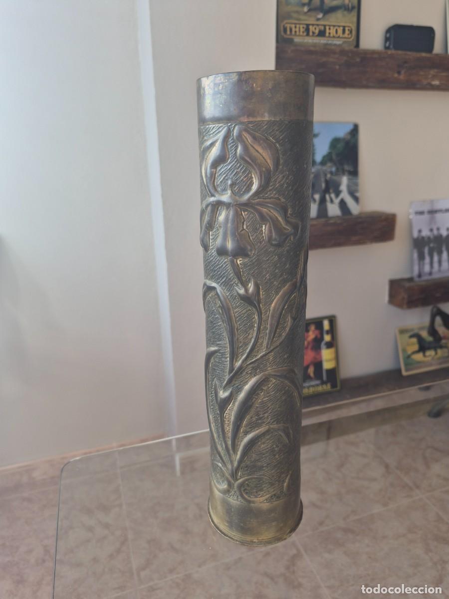 Militaria: Arte de Trinchera Jarr&oacute;n Vaina Primera guerra mundial
