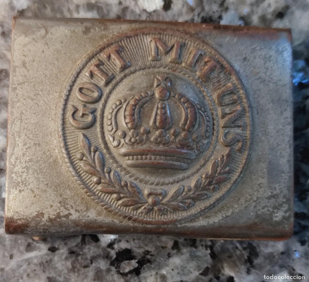 Militaria: Hebilla Ejercito Alem&aacute;n Primera Guerra Mundial