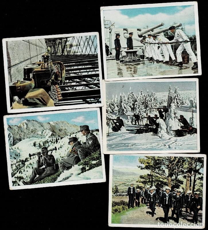 Militaria: E25-3 Fotocromos OBERST Die deutsche Wehrmacht (1914-18). I GUERRA MUNDIAL. Conjunto de 5 ejemplare