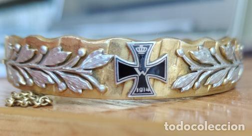Militaria: WW1 GERMAN IRON CROSS BRACELET