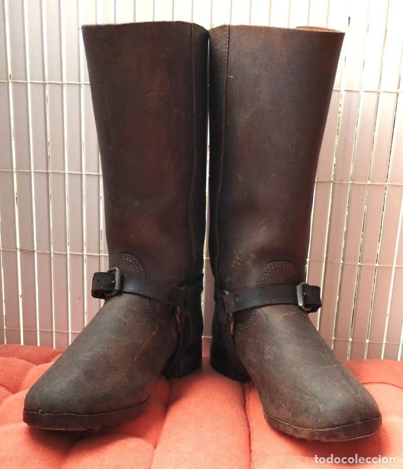 Militaria: BOTAS DE CUERO ALTAS ALEMANAS DE LA PRIMERA GUERRA MUNDIAL, ALEMANIA, CLAVETEADAS Y HERRADURAS.