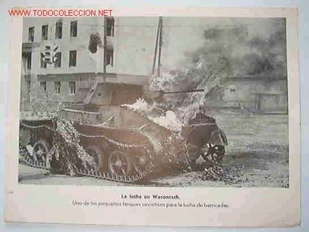 Militaria: L&aacute;mina  La lucha en Woronesch  - Foto 1