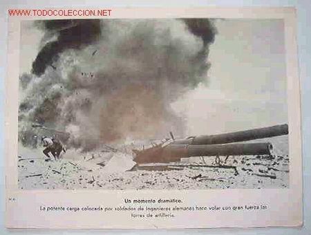 Militaria: L&aacute;mina  Un momento dram&aacute;tico  - Foto 1