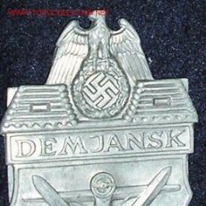 Militaria: ESCUDO DE LA BATALLA DE DEMJANSK 1942. IIGM. RENE06.20. Lote 16353880