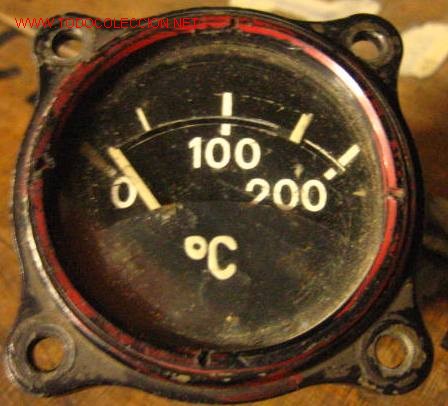 Militaria: Term&oacute;metro de temperatura de culata. - Foto 1