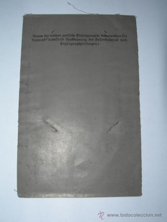 Militaria: FUHRERSCHEIN+BESCHEINIGUNG. - Foto 4