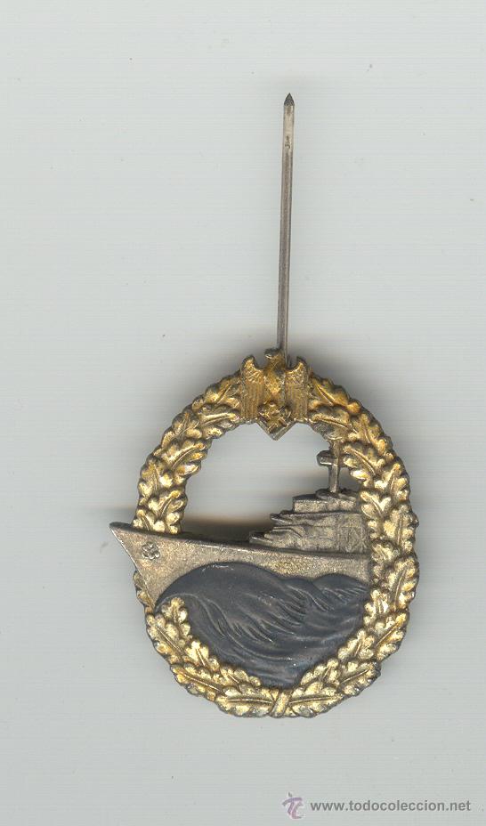 Militaria: Alemania III Reich PLACA DE PECHO DESTRUCTORES
