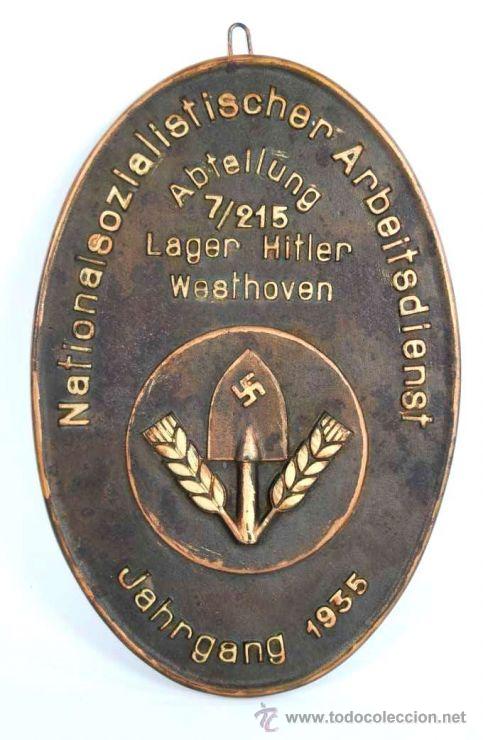 Militaria: Placa del Cuartel del RAD en Westhoven - Foto 1