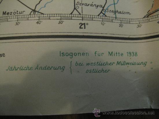 Militaria: GRAN MAPA LUFTWAFFE DE ALEMANIA 1936 - Foto 8