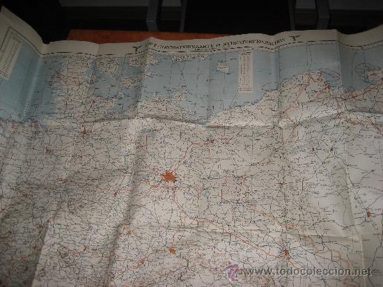 Militaria: GRAN MAPA LUFTWAFFE DE ALEMANIA 1936 - Foto 11