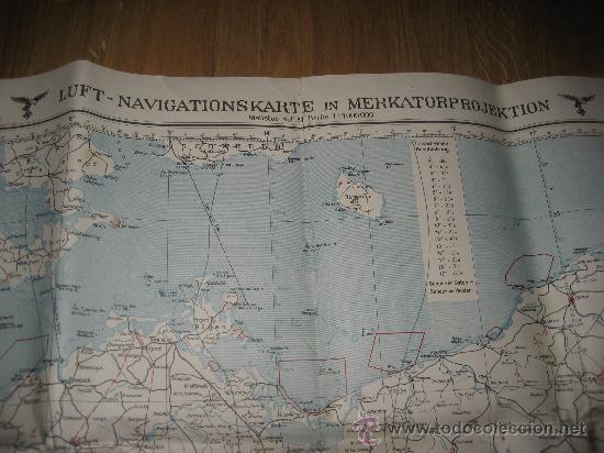 Militaria: GRAN MAPA LUFTWAFFE DE ALEMANIA 1936 - Foto 12