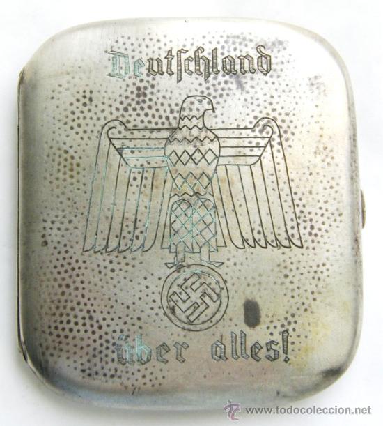 Militaria: NSDAP/ Pitillera de Plata 800 - Foto 1