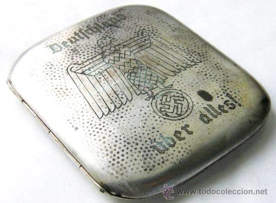 Militaria: NSDAP/ Pitillera de Plata 800 - Foto 6