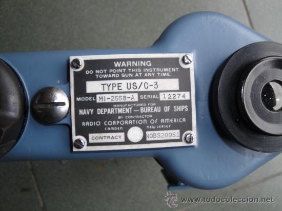 Militaria: VISOR INFRAROJO U.S. NAVY 1945 - Foto 3