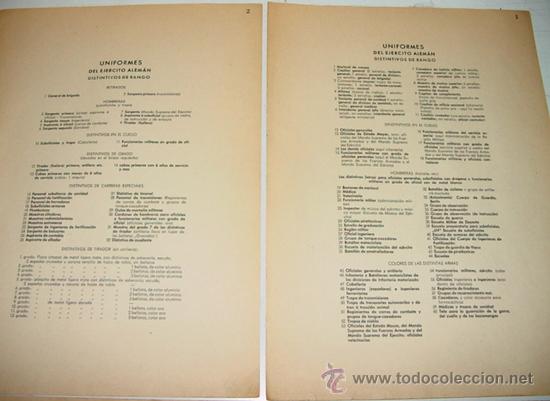 Militaria: IMPORTANTE CONJUNTO DE DOCUMENTOS DE LA DVISION AZUL ORIGINALES CON LOS DISTNTIVOS DE RANGO DEL EJER - Foto 3