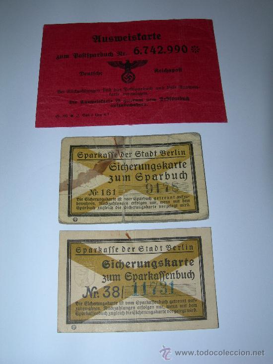 Militaria: LOTE POSTSPARBUCH III REICH - Foto 2