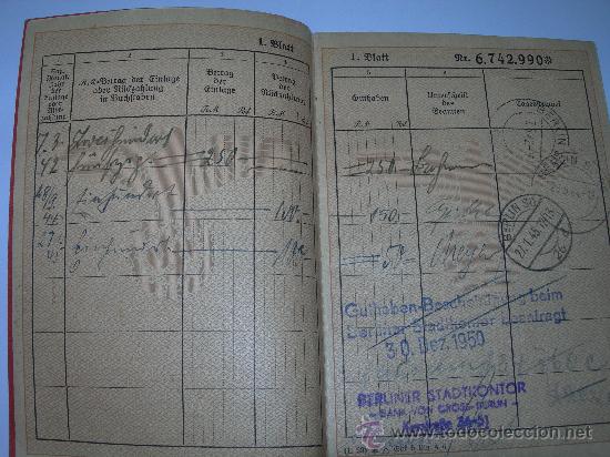 Militaria: LOTE POSTSPARBUCH III REICH - Foto 5