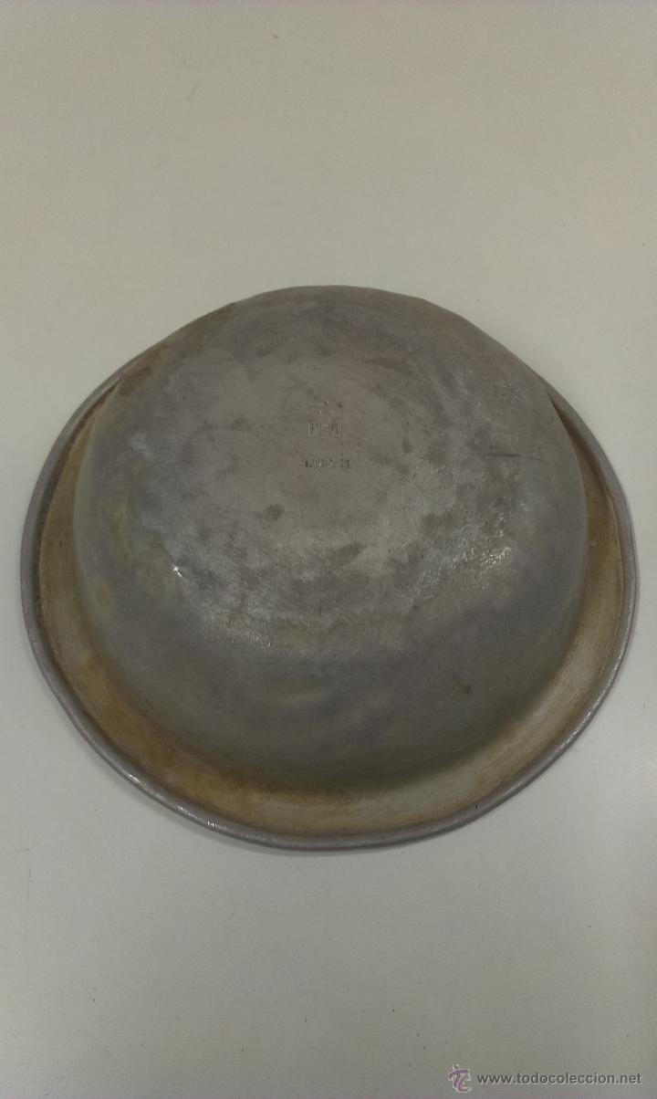 Militaria: PLATO DE ALUMINIO ( MARCAJES EJERCITO ALEMAN ) - Foto 2