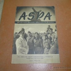Militaria: REVISTA ASPA, 1943, SEGUNDA GUERRA MUNDIAL. Lote 47239350
