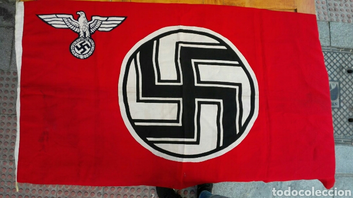 Militaria: Bandera servicio Reich - Foto 1