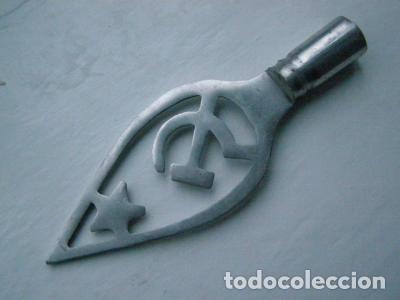 Militaria: PUNTA DE BANDERA RUSA, SOVI&Eacute;TICA, URSS - Foto 2