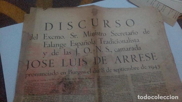 Militaria: discurso jose luis arrese - Foto 1