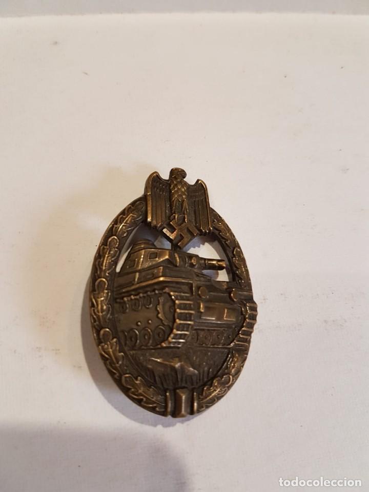 Militaria: Distintivo de panzer de bronce - Foto 1