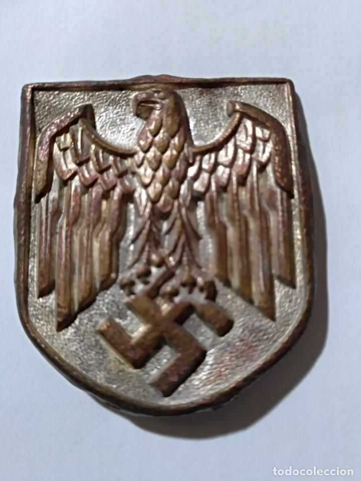 Militaria: Placa salacot Afrikakorps - Foto 1