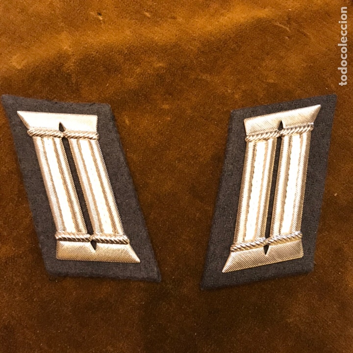 Militaria: Espejos de cuello, uniforme alem&aacute;n - Foto 1