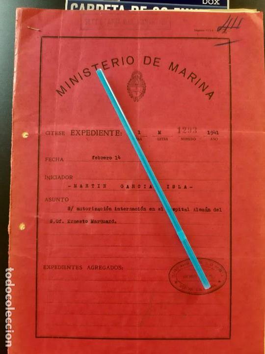 Military Antiques: WW2. ACORAZADO GRAF SPEE. HOSPITALIZACION ERNEST MARQUARD