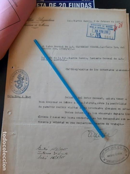 Military Antiques: WW2. ACORAZADO GRAF SPEE. VISITAS A INTERNADOS POR BUENA CONDUCTA