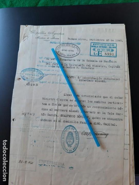 Military Antiques: WW2. ACORAZADO GRAF SPEE. COMPROBACION DE ESTADO DE SALUD