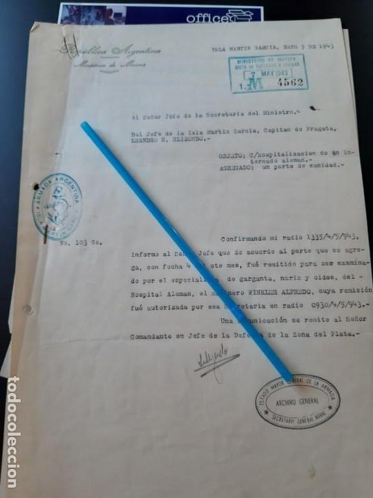 Military Antiques: WW2. ACORAZADO GRAF SPEE. PARTES MEDICOS